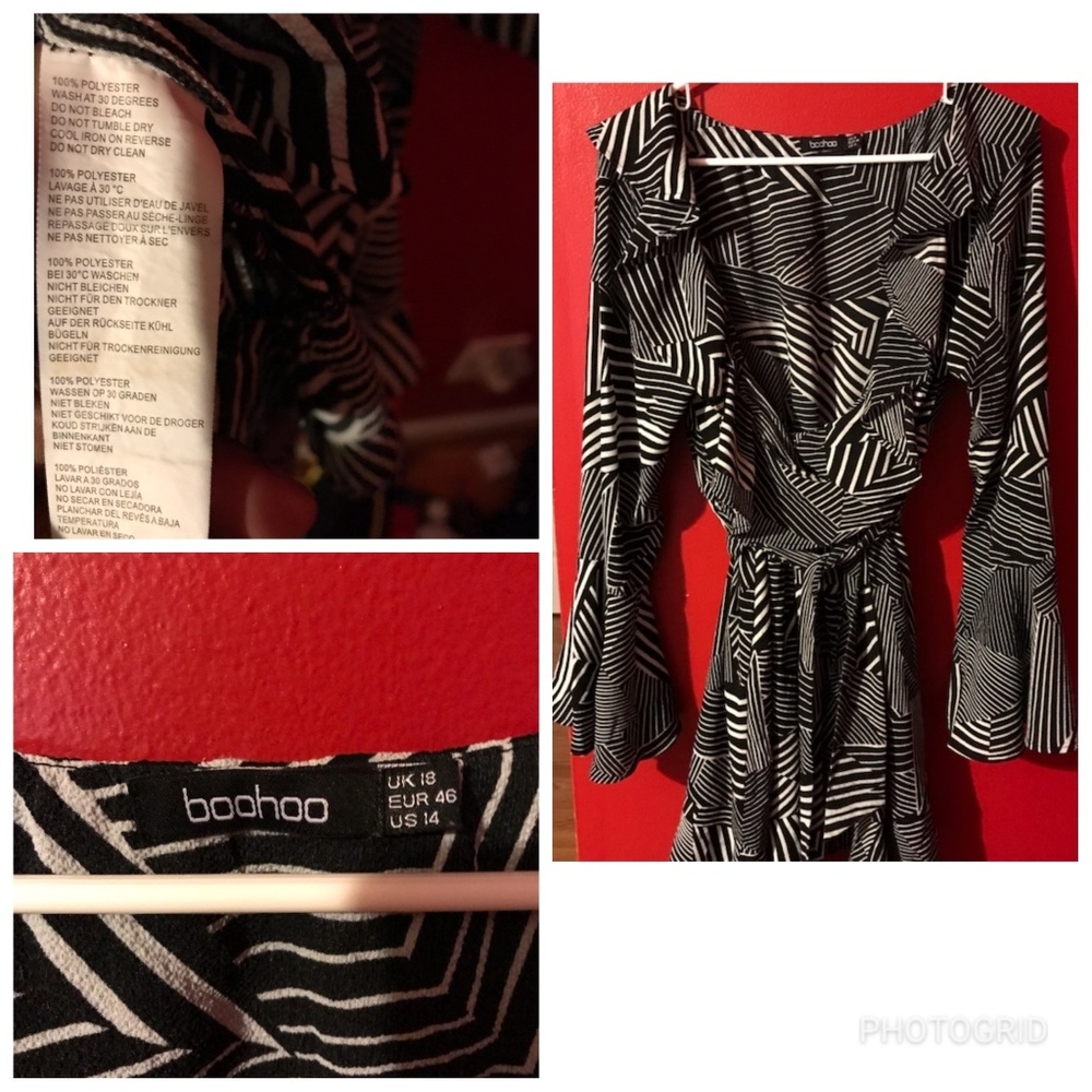 Size 14 Boohoo Dress